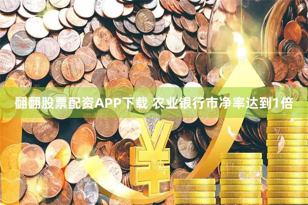 翻翻股票配资APP下载 农业银行市净率达到1倍